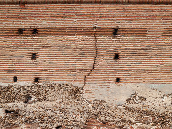 Full frame shot of weathered wall