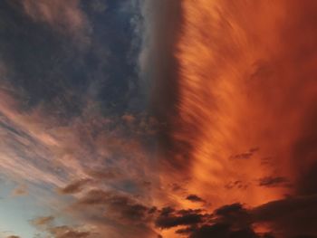 Scenic view of sky at sunset