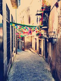 Narrow alley in old town