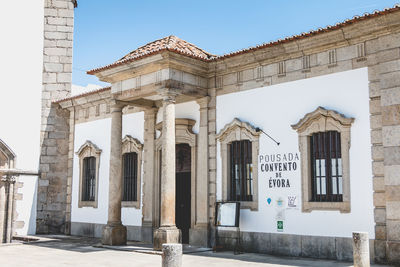 Low angle view of historical building against sky