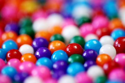 Full frame shot of colorful candies