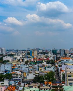 Cityscape against sky