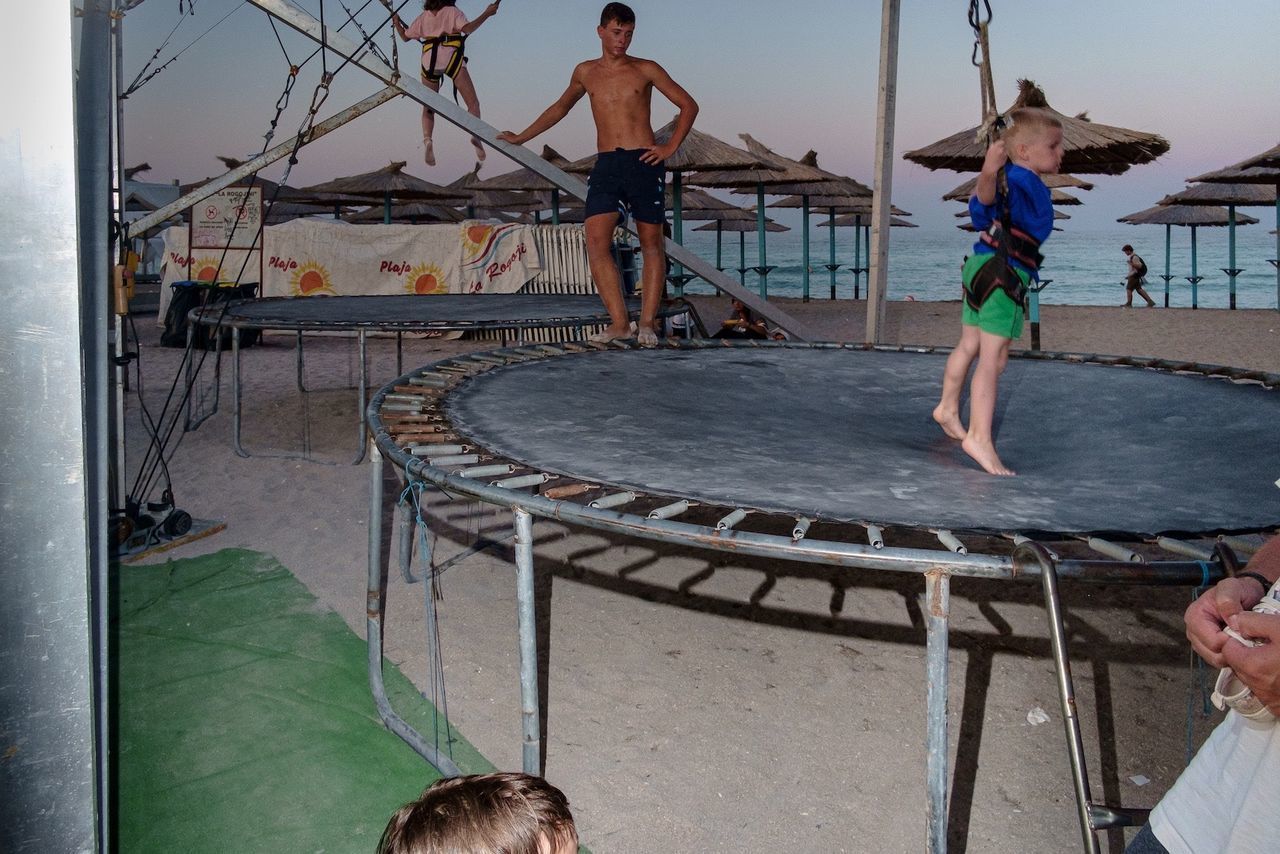 CHILDREN PLAYING ON STAGE