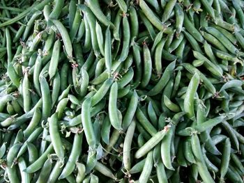 High angle view of vegetables for sale in market