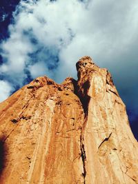 Low angle view of a mountain