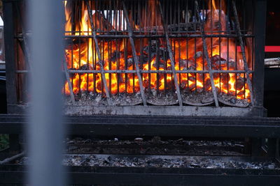 View of fire pit