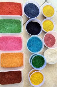 Directly above shot of multi colored candies in market