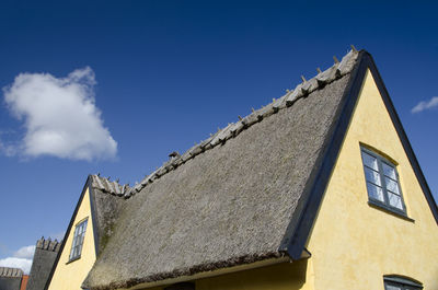 Typical viking style thatched roof