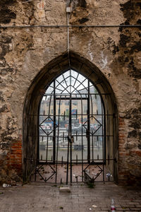 Entrance of old building