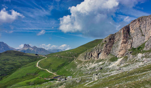 Panoramic view of landscape against sky
