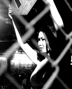 black and white