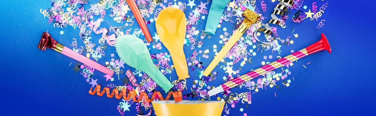 blue, multi colored, no people, colored background, studio shot, indoors, blue background, flower, soft drink, art, creativity