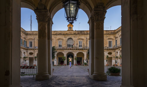 View of historic building against sky