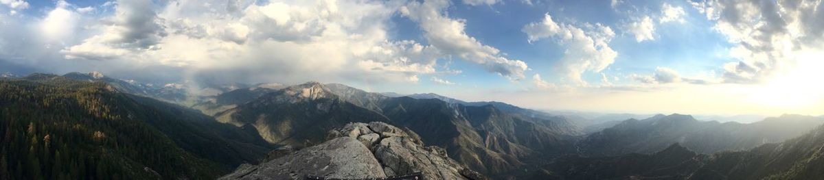 Scenic view of mountains