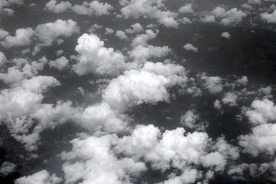Low angle view of clouds in sky