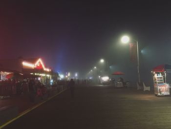 Street light at night