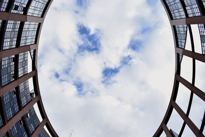 Low angle view of buildings against sky