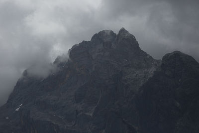 Rock formations against sky