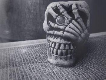 Close-up of stuffed toy on table