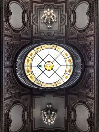 Low angle view of ceiling