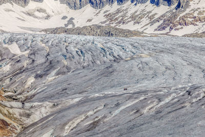 Scenic view of snowcapped mountains