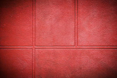 Close up of red brick wall