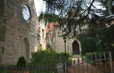 Low angle view of old building