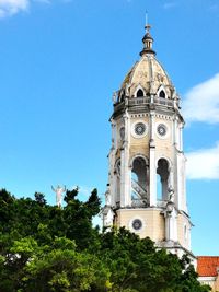 Low angle view of building against sky