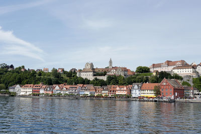 Meersburg in lake constance, germany in summertime