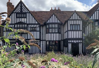 View of flowering plants outside building -southall manor