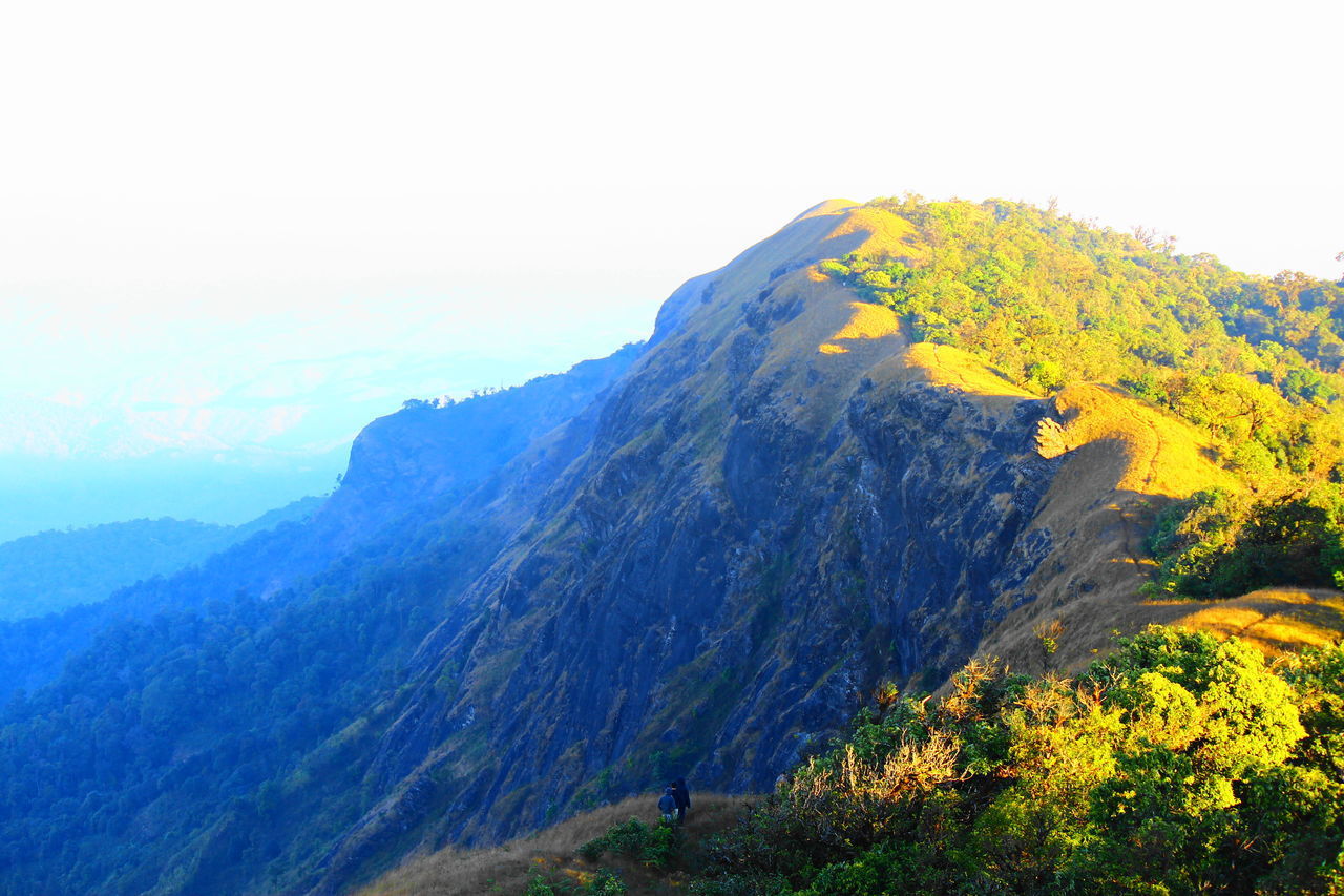 SCENIC VIEW OF MOUNTAINS DURING AUTUMN