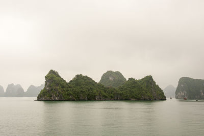 Panoramic view of sea against sky