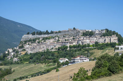  panorama of the beautiful village of civitella del tronto