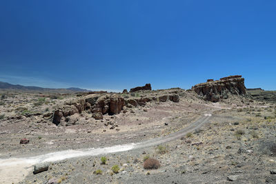 Rock formation in the desert of arizona, usa