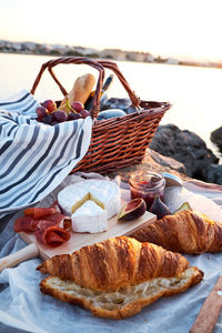 Close-up of food in basket