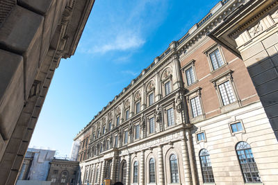 Low angle view of building against sky