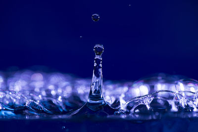 Close-up of water splashing