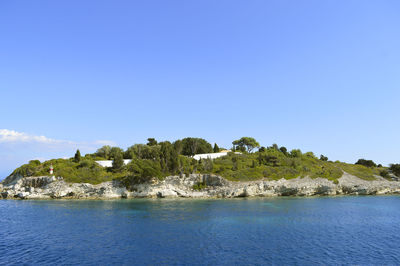 Antipaxos coast a small island south of corfu a greek island in the ionian sea