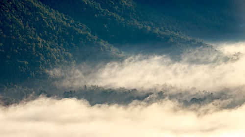 Low angle view of clouds in sky