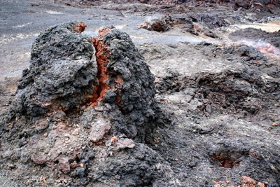 Rocks in sea