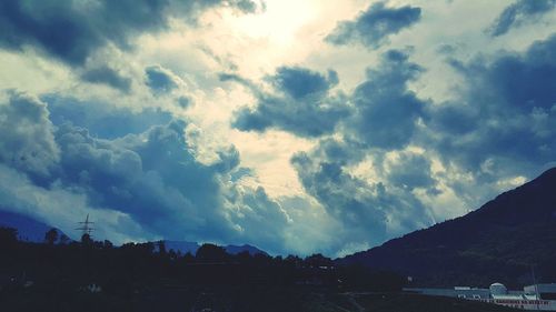 Scenic view of cloudy sky