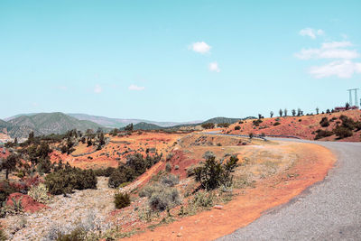 Scenic view of landscape against sky