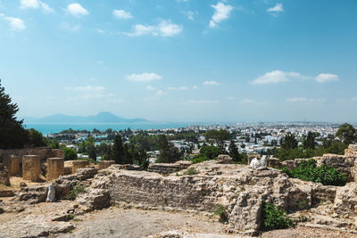 Punic ruins of carthage, tunisia.