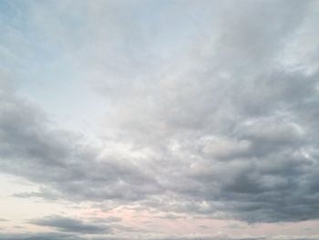 Low angle view of clouds in sky