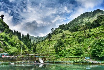 Scenic shot of calm lake