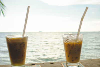 Close-up of drink on table