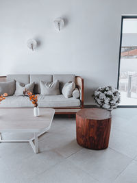 Table and chairs at home