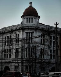 Low angle view of building against sky