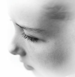 Close-up portrait of boy