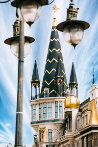 Low angle view of cathedral against sky